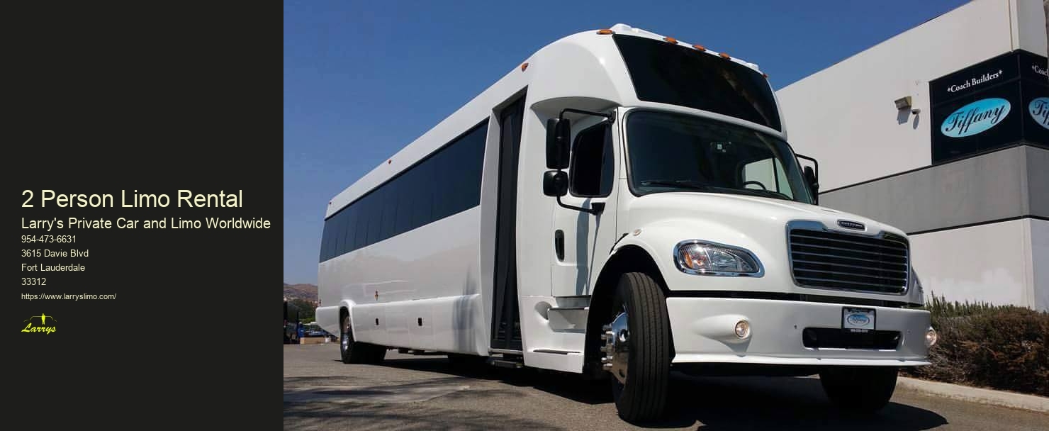 6 Passenger Limo Rental