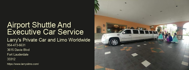 Private Car Service Fort Lauderdale Airport