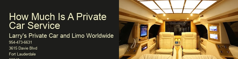 Airport Private Car Service